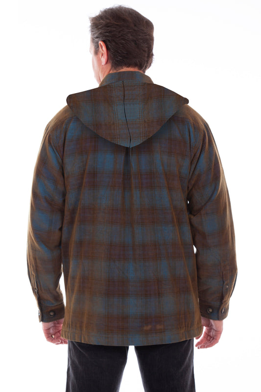 Y/d Sherpa Lined Corduroy Hoody - 5289