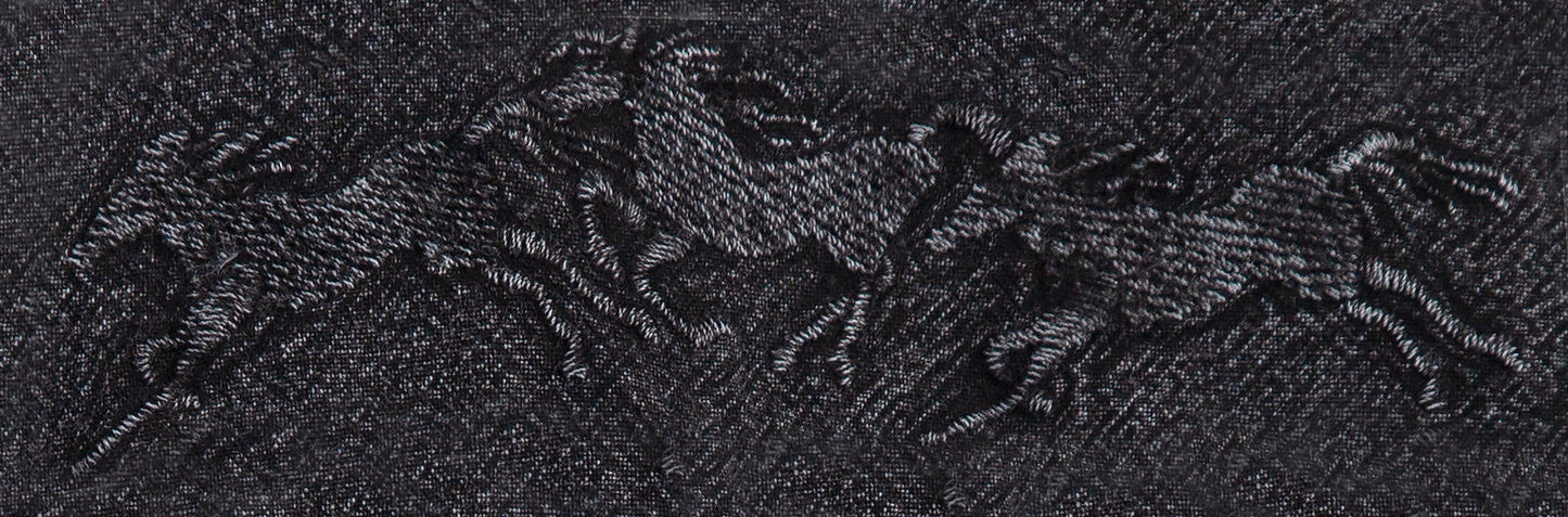 Running Horses Emb. Shirt - 5305