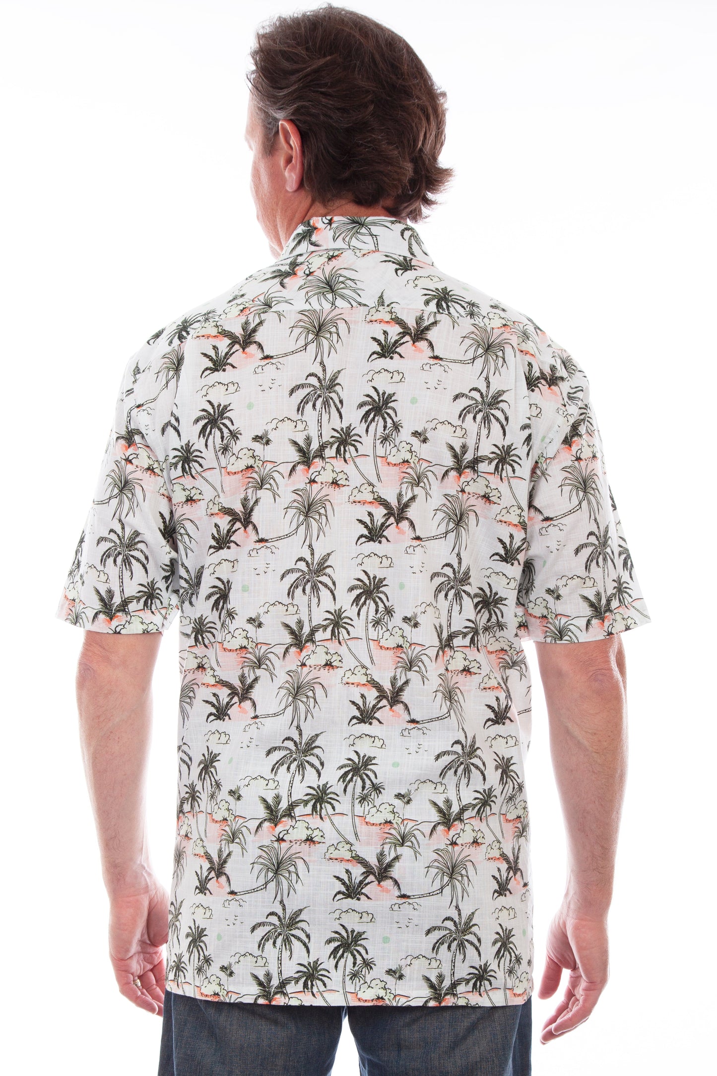 S/s Palm Trees Shirt - 5314