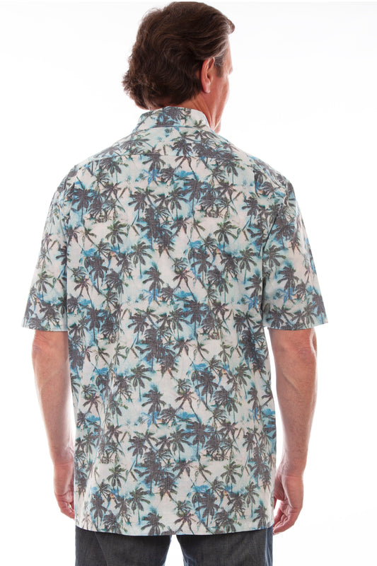S/s Palm Trees Shirt - 5316