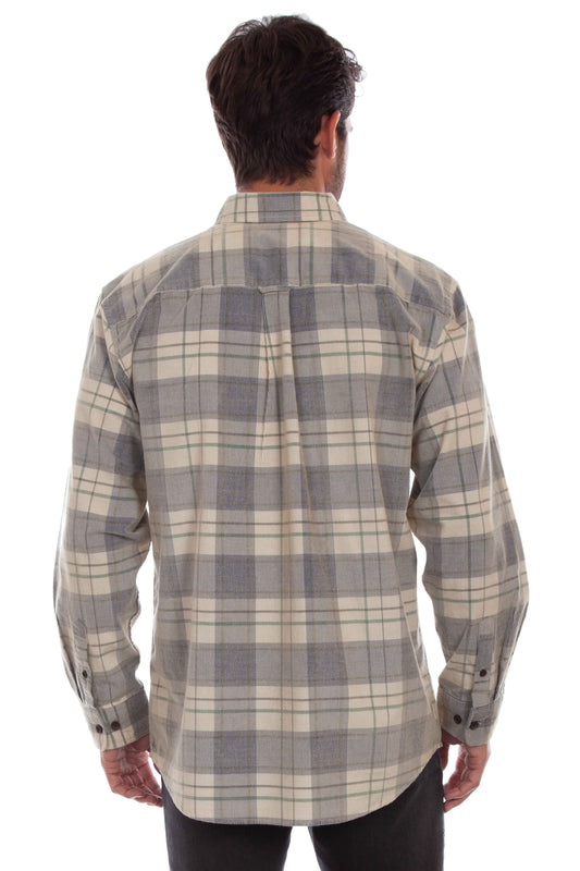 Corduroy Plaid Shirt - 5334