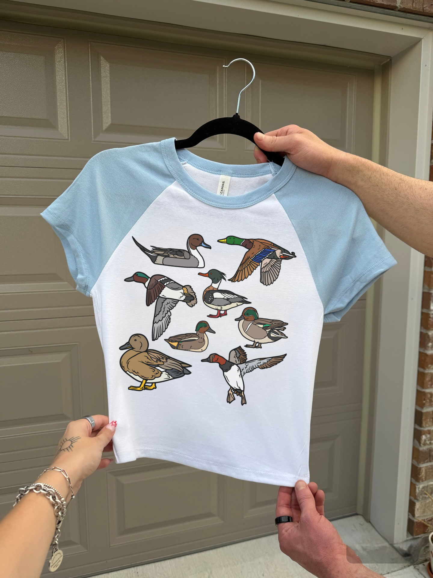Duck Collage Baby Tee