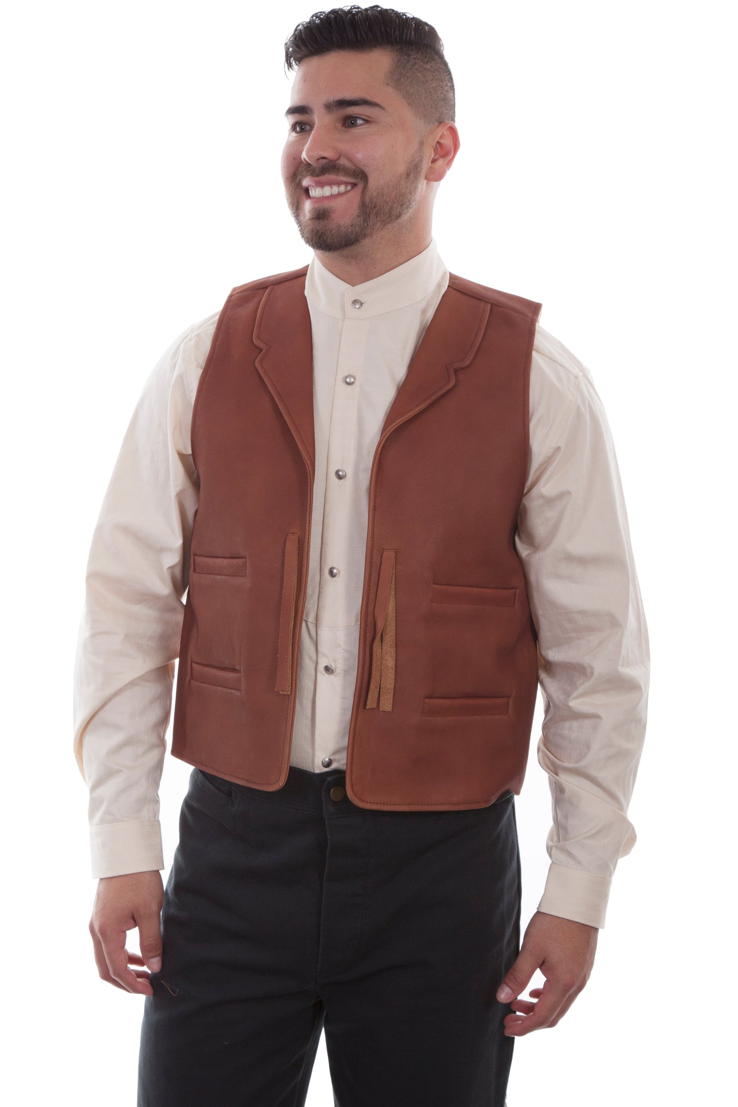Leather Range Vest - 535044X