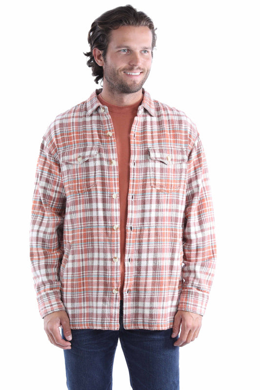 Light Weight Flannel Shirt-jacket - 5369