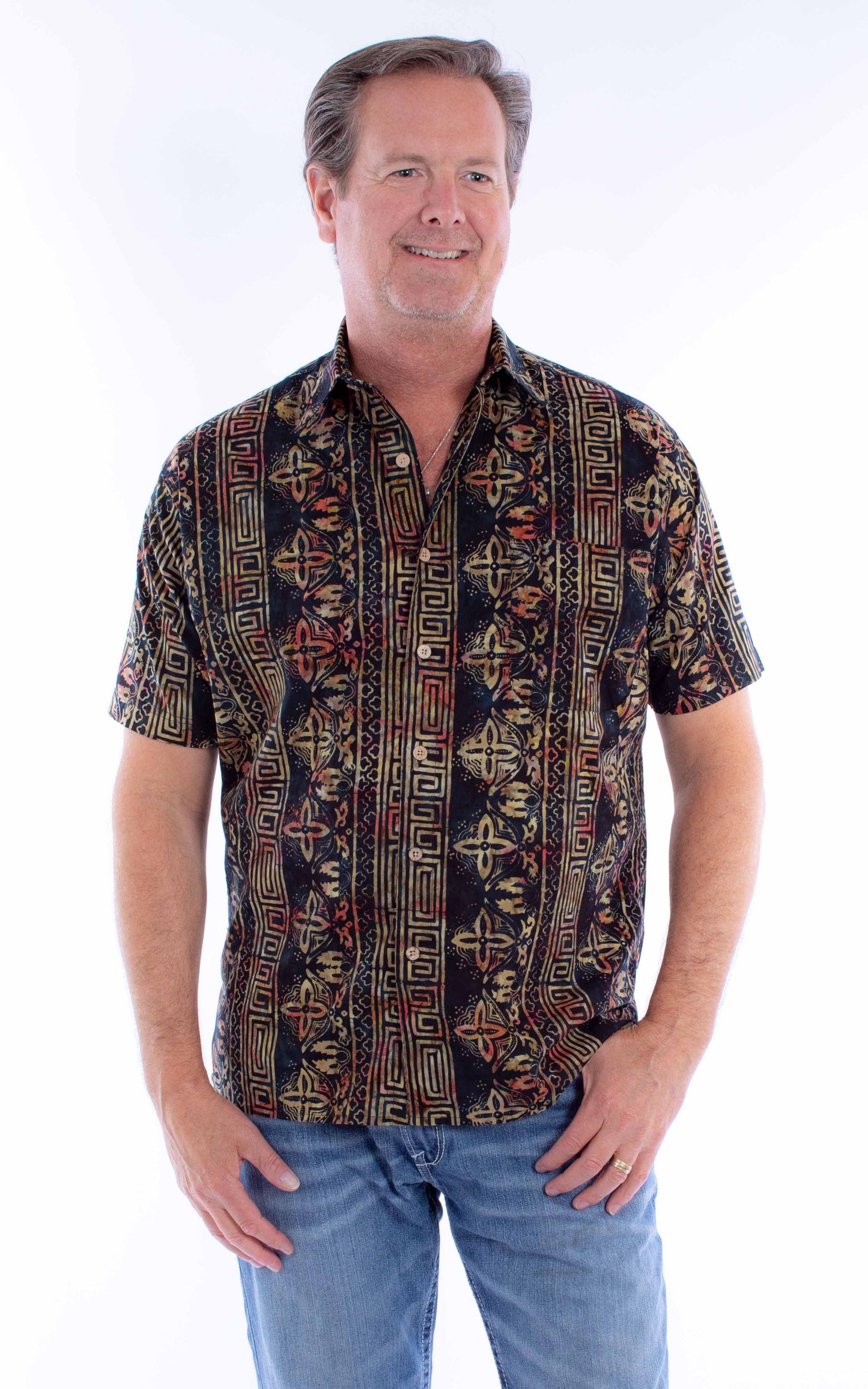 S/s Batik Shirt - 5379