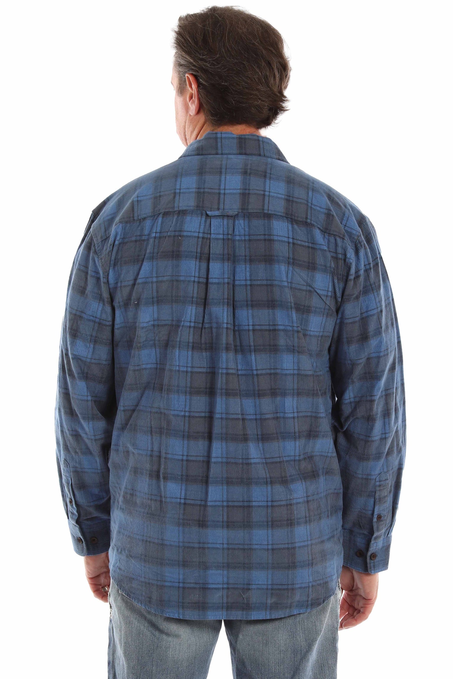 Corduroy Plaid Shirt - 5384