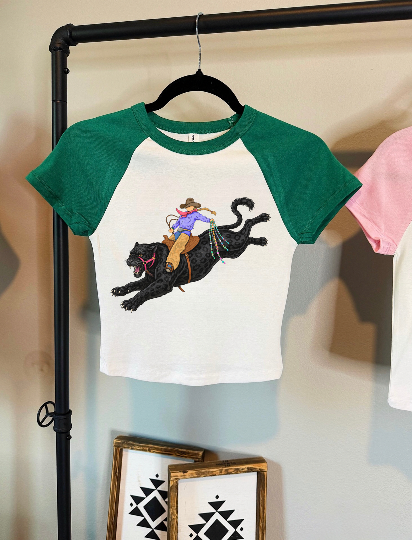 Panther Cowgirl Baby Tee