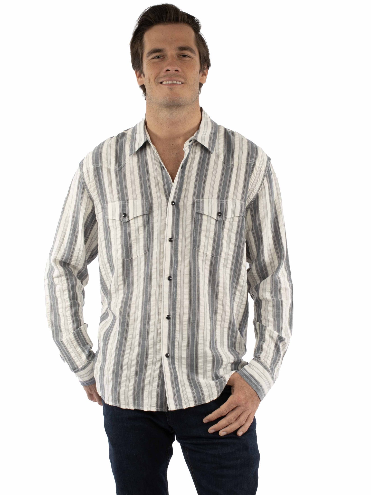 L/s Shirt Western Yokes/snaps - 5406
