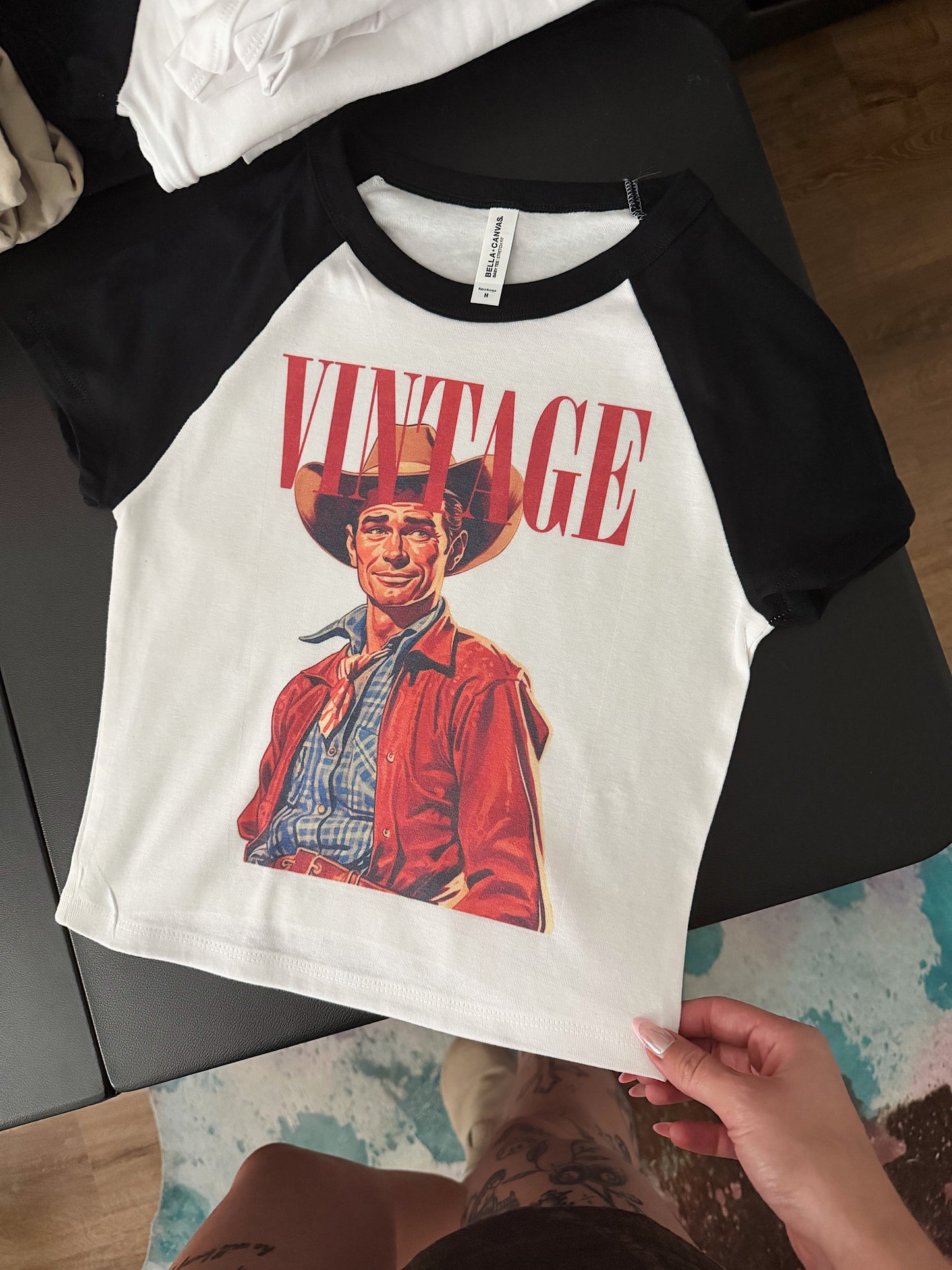 Vintage Cowboy Baby Tee