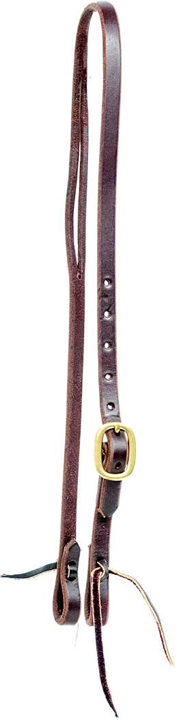 Slit Ear 5/8" Single SB Tie-Ends Headstall