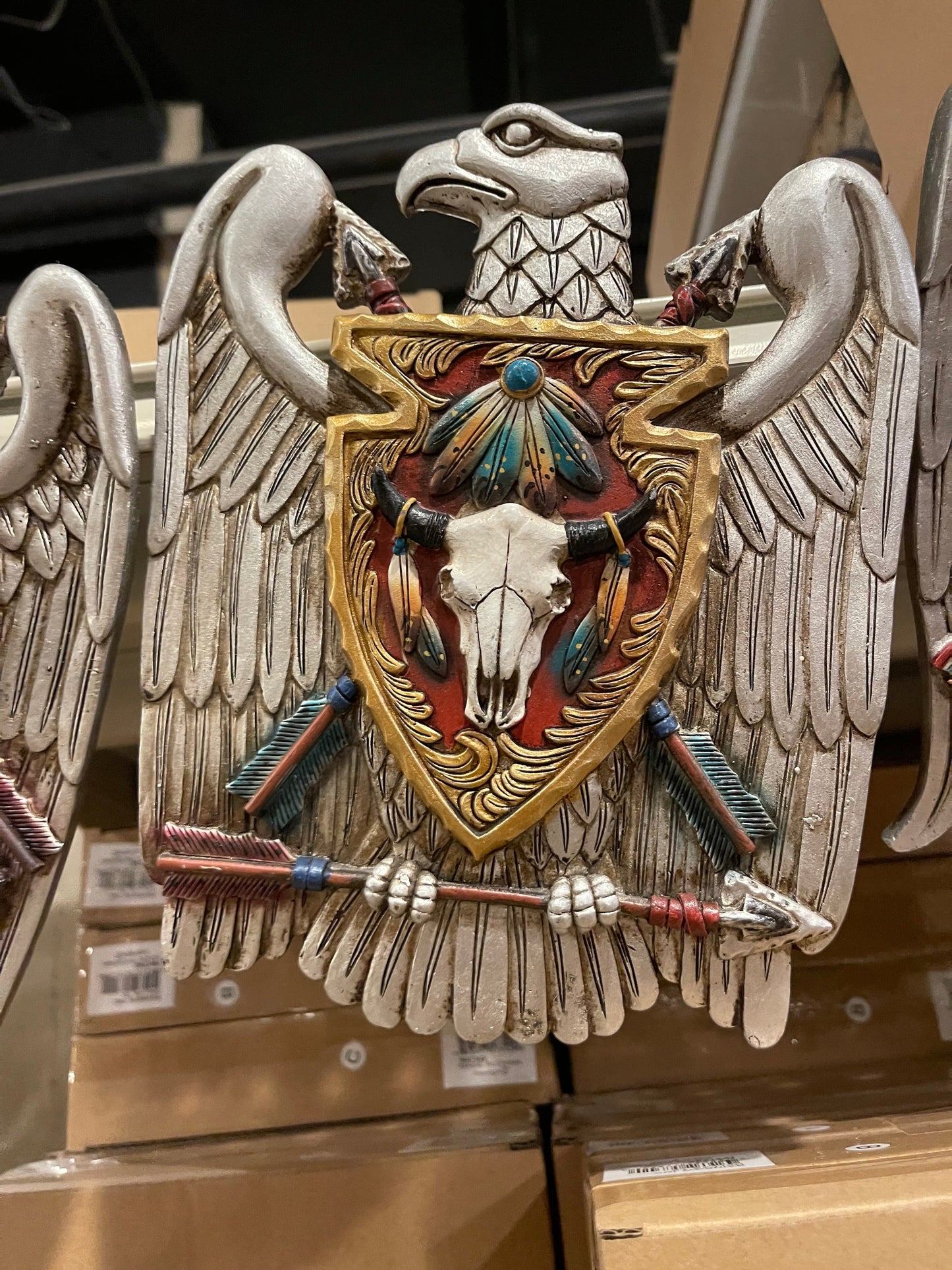 Eagle Horse Cowskull Wolf Arrow Tomahawk Wall Decor