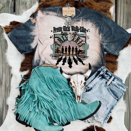 Pretty Girls Western Tee