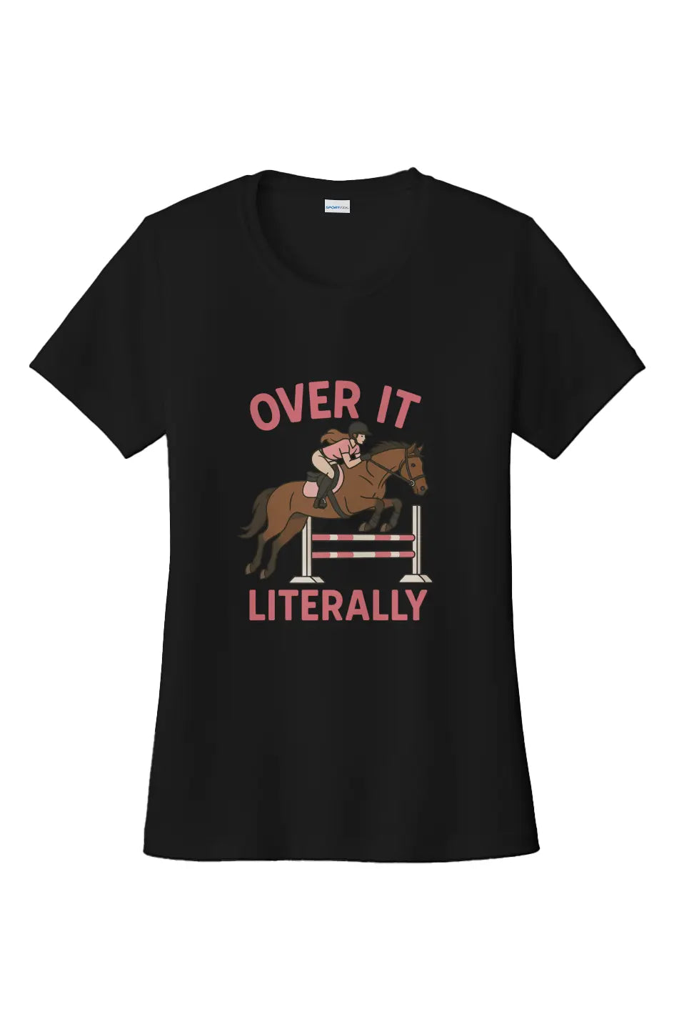 Over It Literally Moisture Wicking Performance Tee