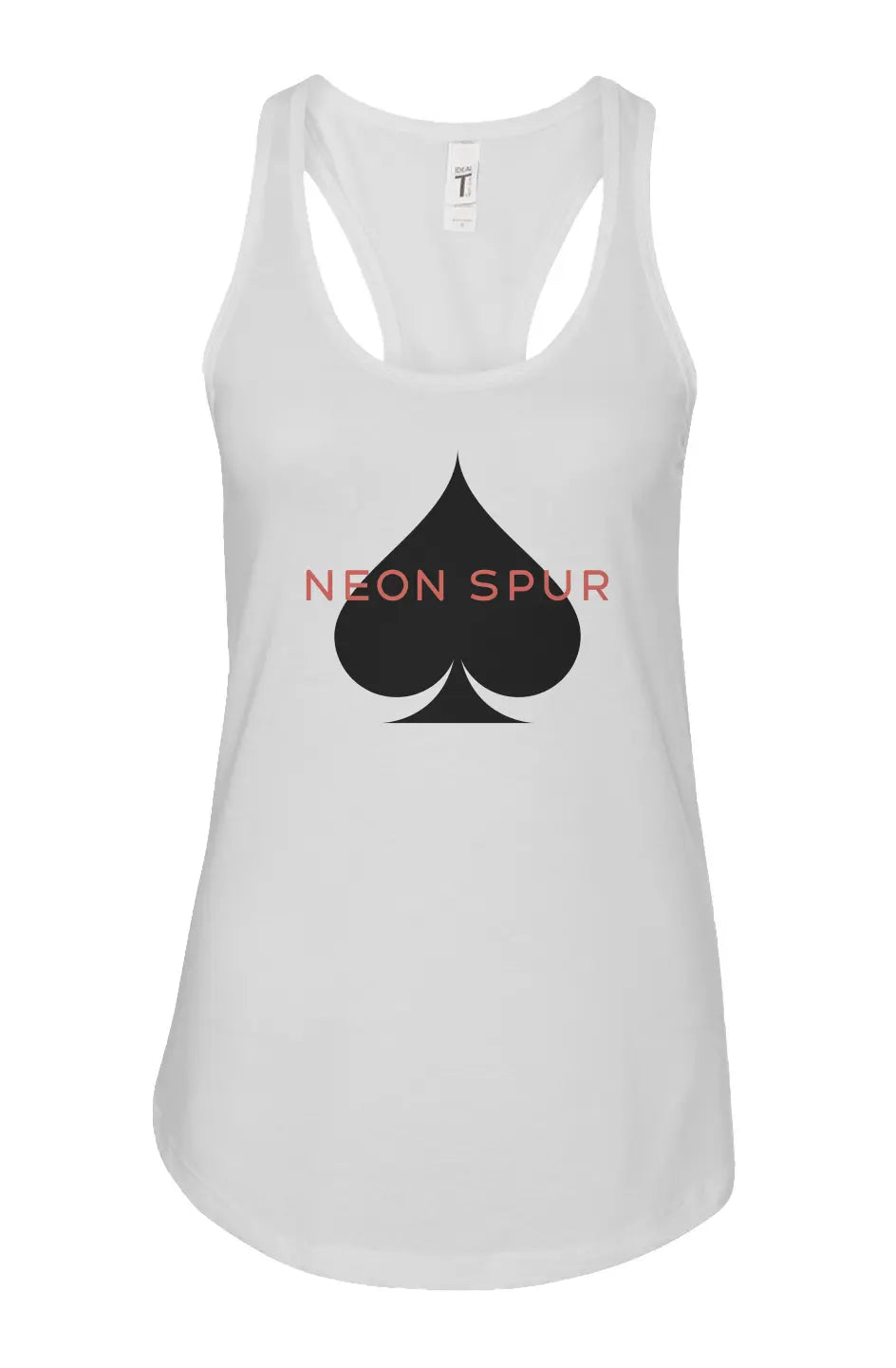 Neon Spur Logo Spade Racerback Tank Top