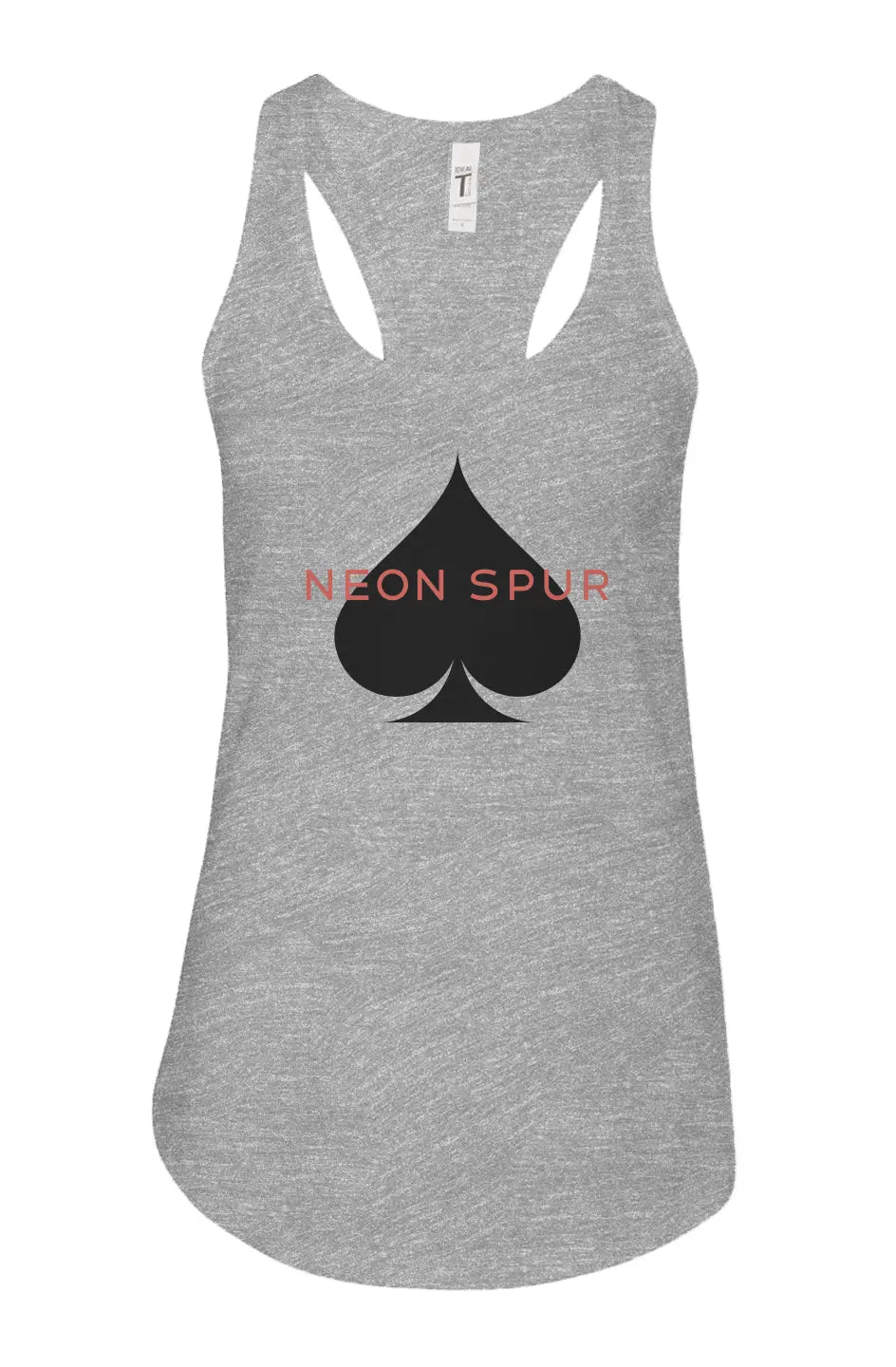 Neon Spur Logo Spade Racerback Tank Top