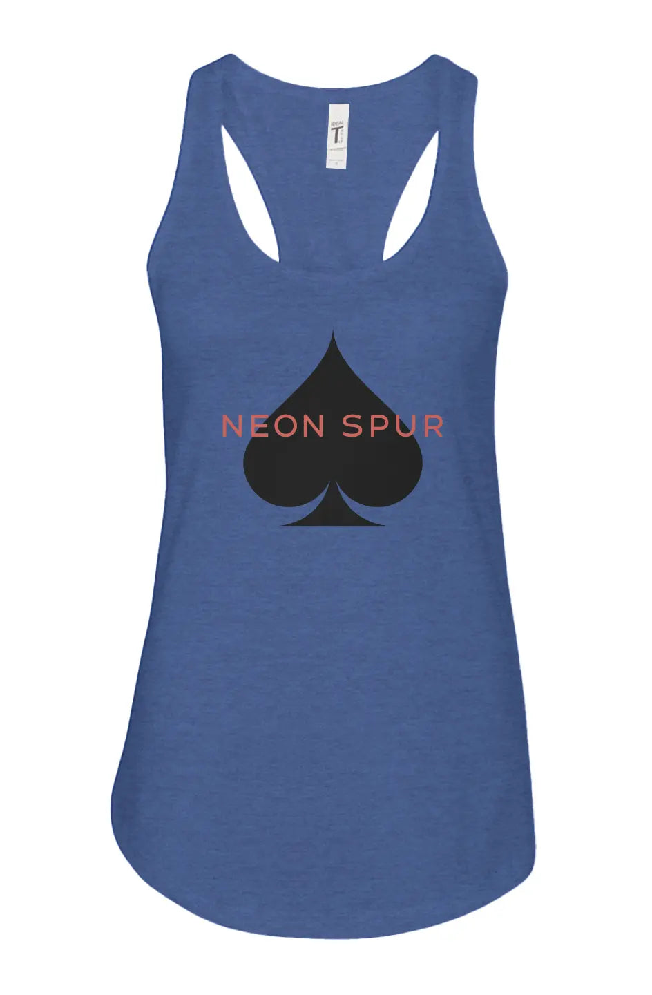 Neon Spur Logo Spade Racerback Tank Top