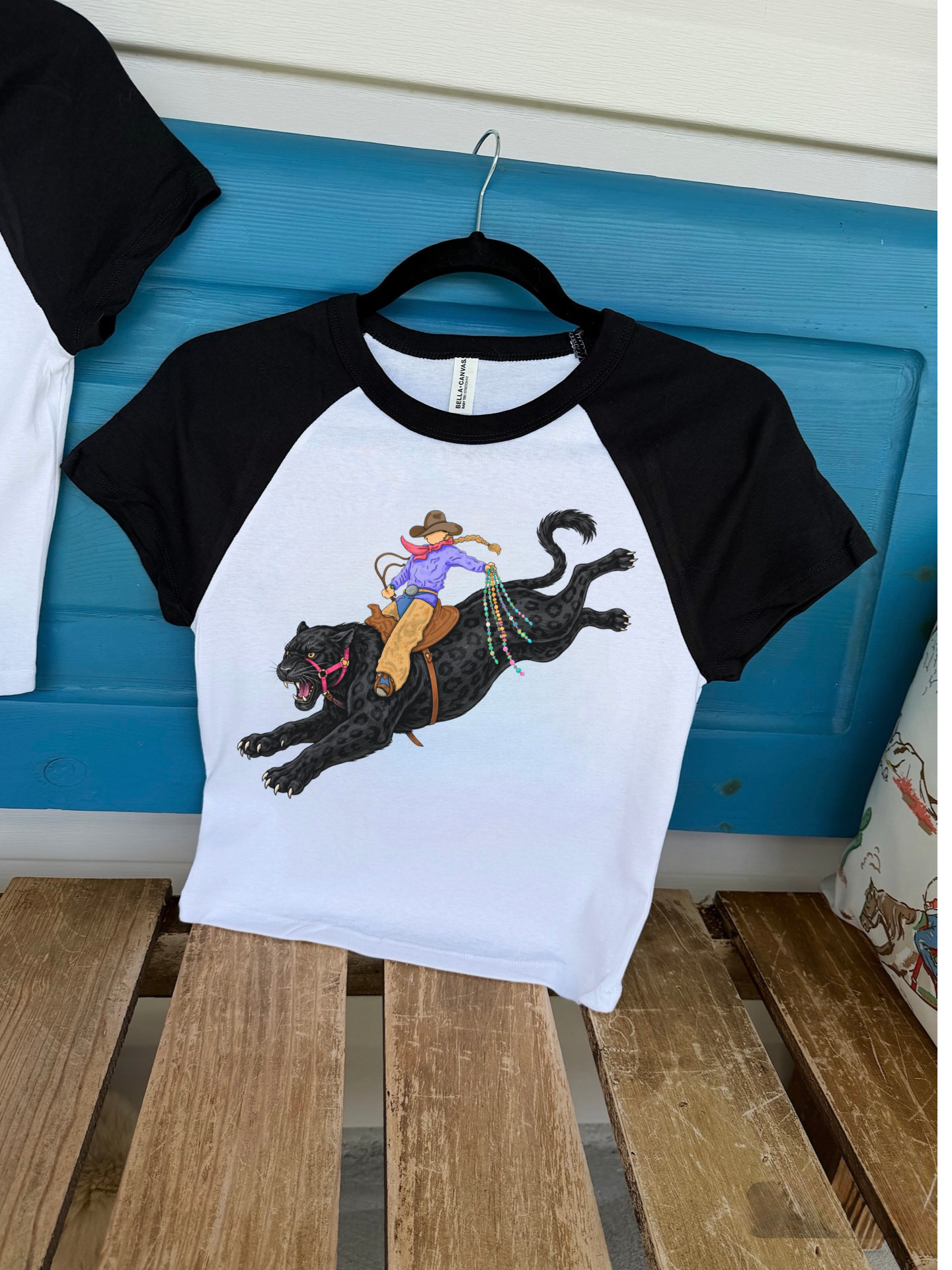 Panther Cowgirl Baby Tee