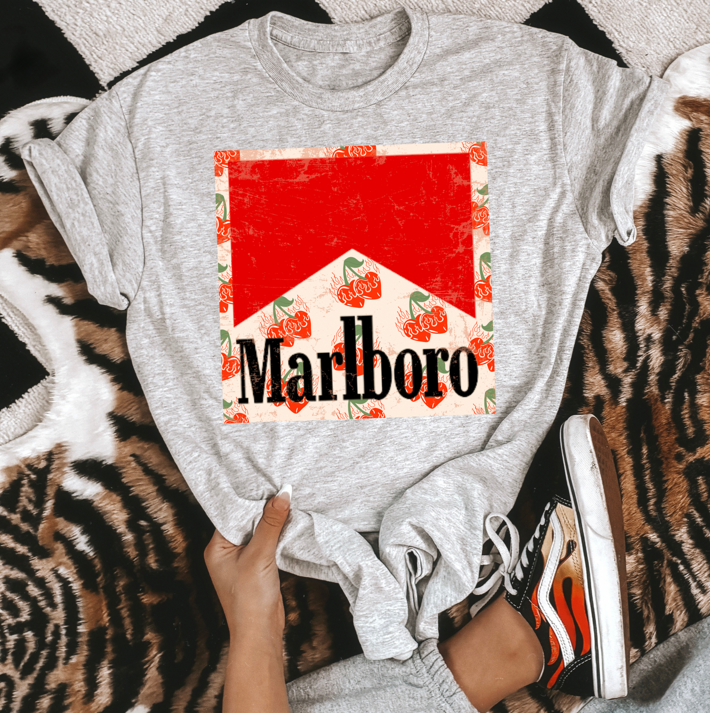 Cherry Boro TEE or CREWNECK