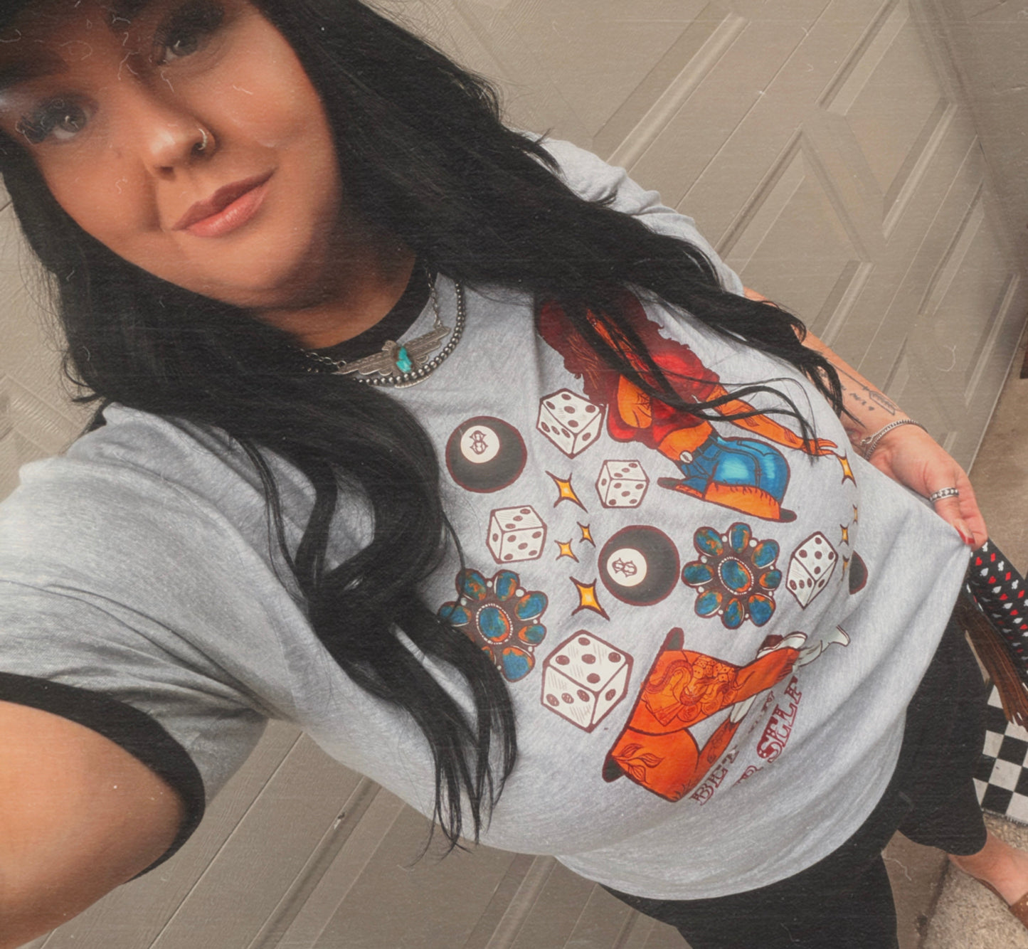Bet on yourself ringer tee