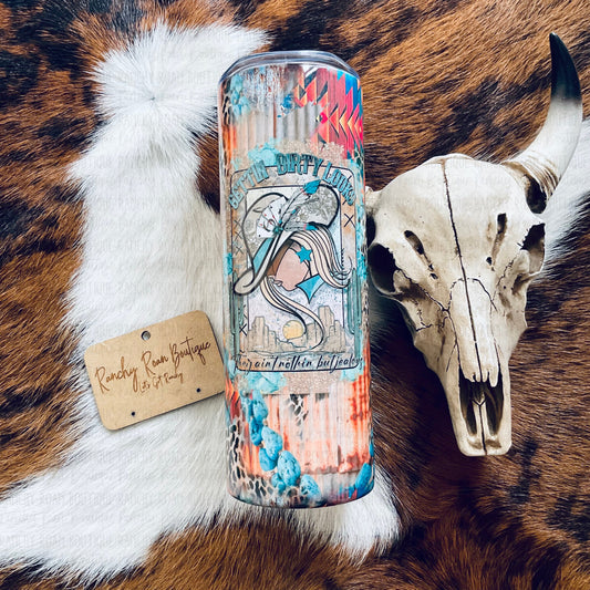 Dirty Looks Aztec Exclusive Western 20oz Skinny Tumbler