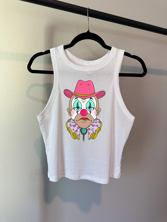 Rodeo Clown Cropped Tank