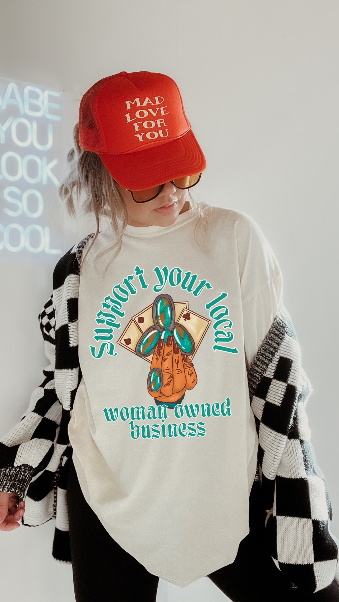 Support Women owned tee