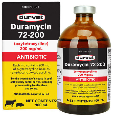 250ml Durvet: Duramycin 72-200