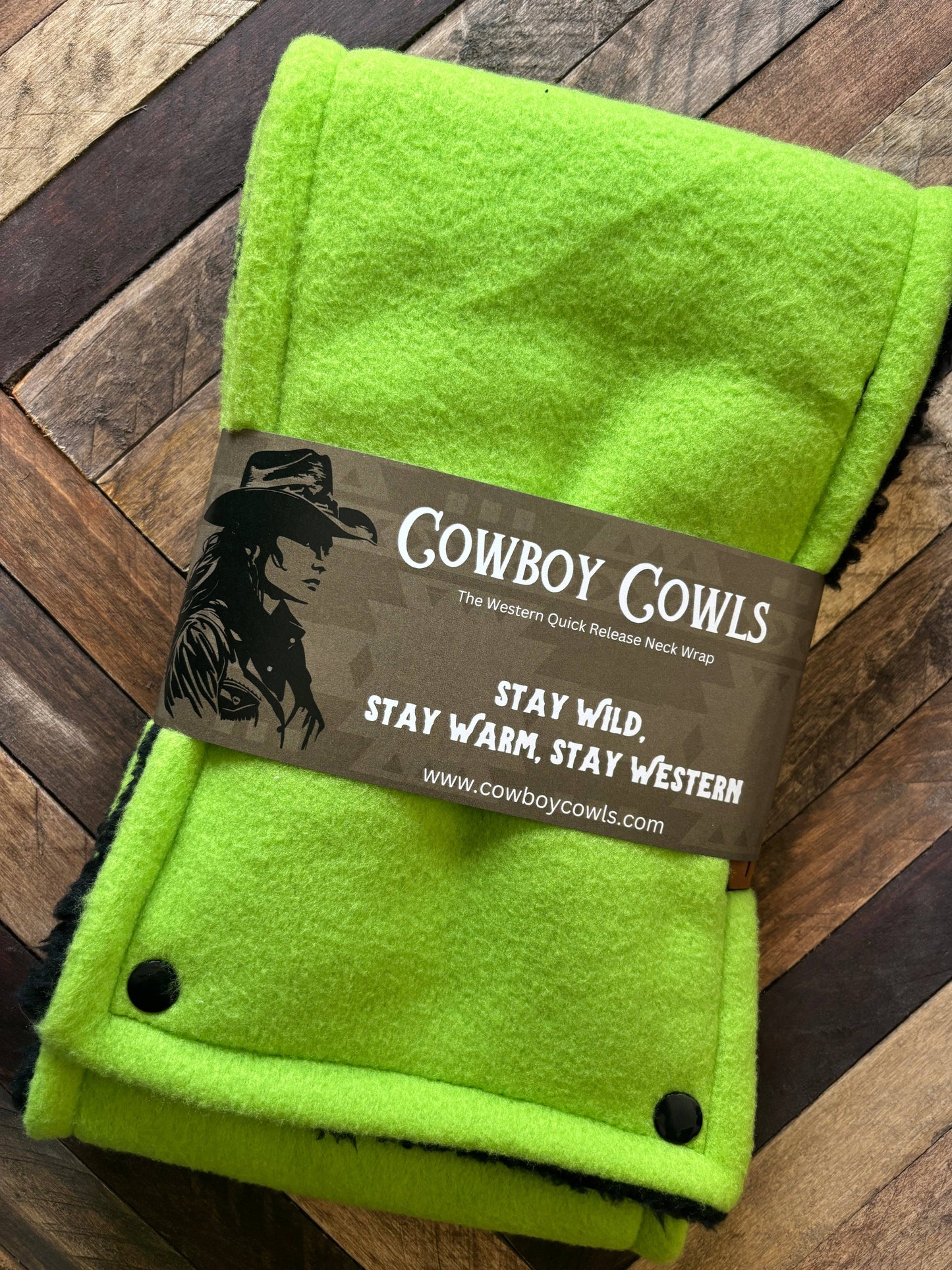 Lime Green Cowboy Cowl