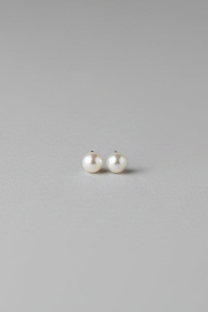5mm Crystal Pearl Stud Earrings