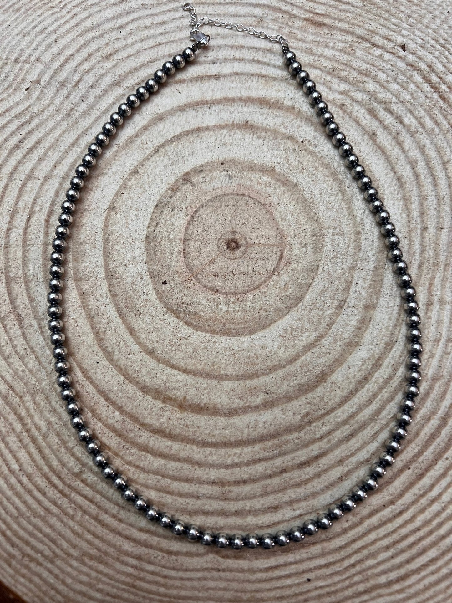 5mm Sterling Pearl Necklace — 18 inch (Made in USA)