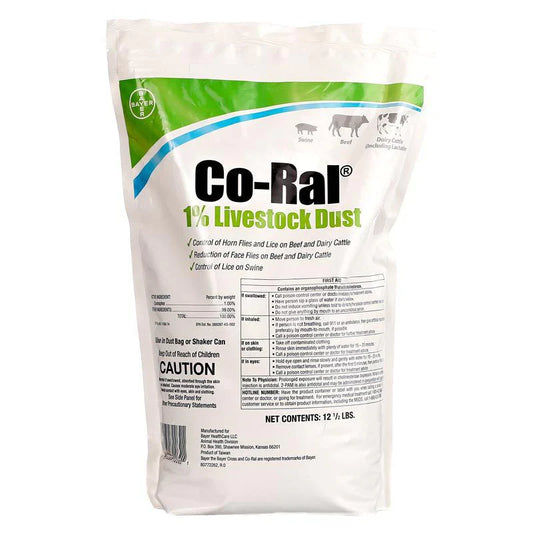 Bayer: Co-Ral 1% Livestock Dust 12.5lb
