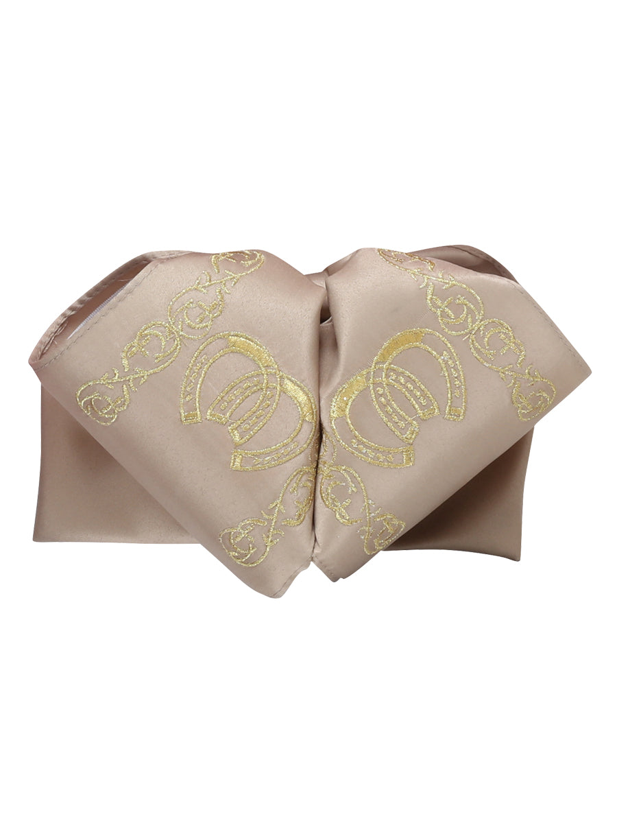 Mexican Charro Bow Tie 100% Polyester Khaki/Gold 601592