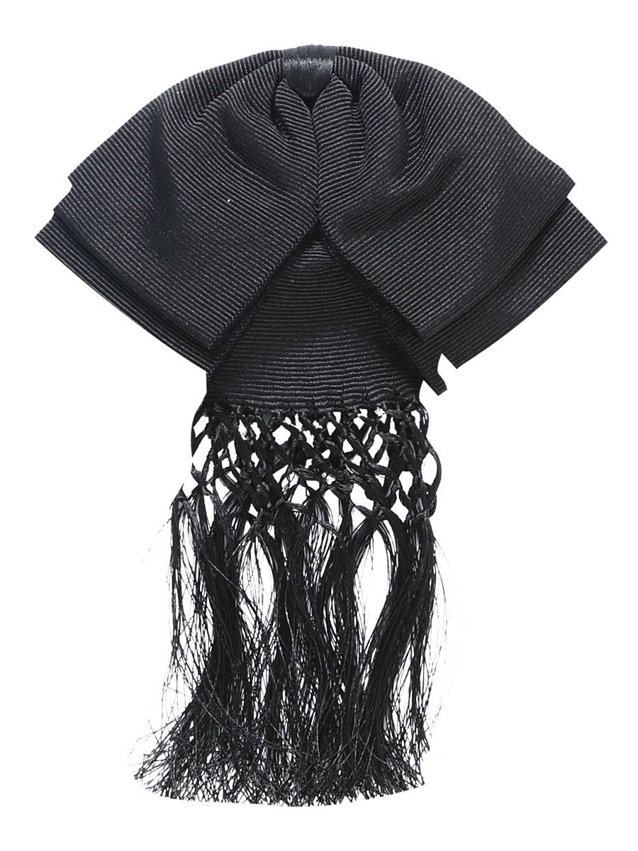 Mexican Charro Bow Tie 85% Articela, 15% Polyester Black 601638