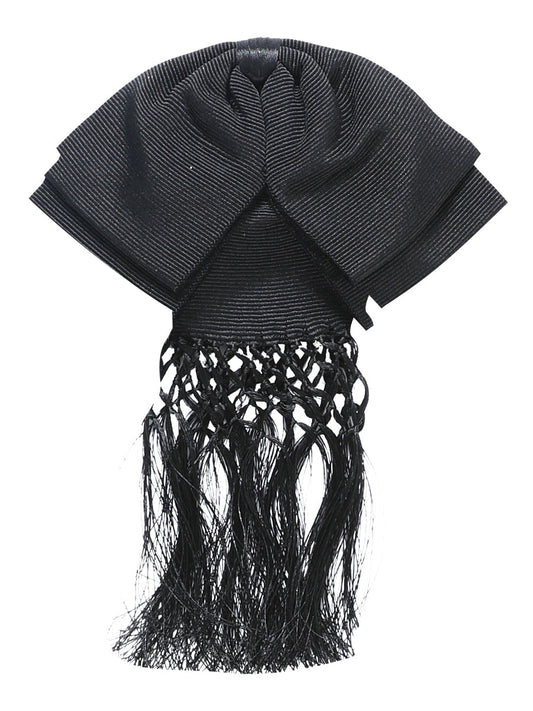 Mexican Charro Bow Tie 85% Articela, 15% Polyester Black 601638