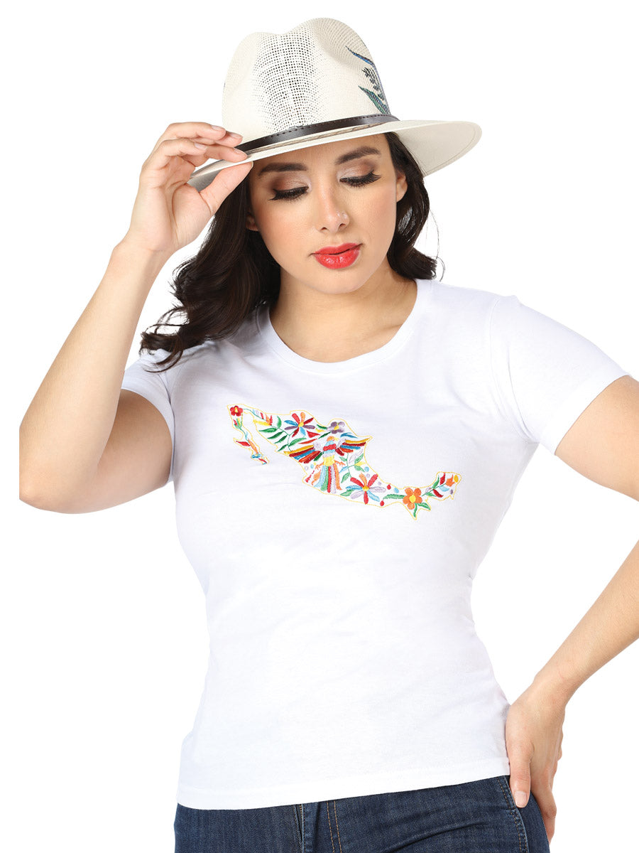 Artisanal Embroidered T-Shirt in White