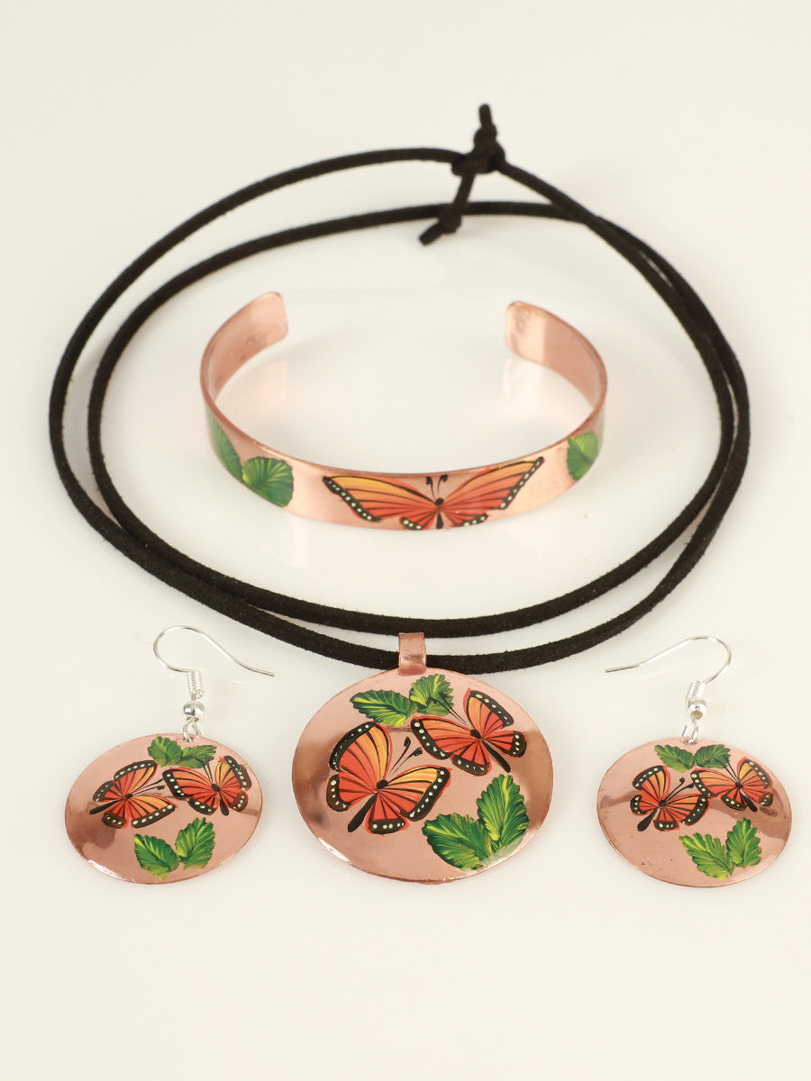 Artisanal Set - Monarca Butterfly -  Copper 603403
