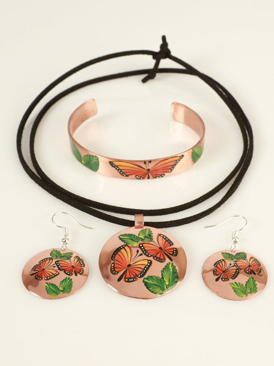 Artisanal Set - Monarca Butterfly -  Copper 603403