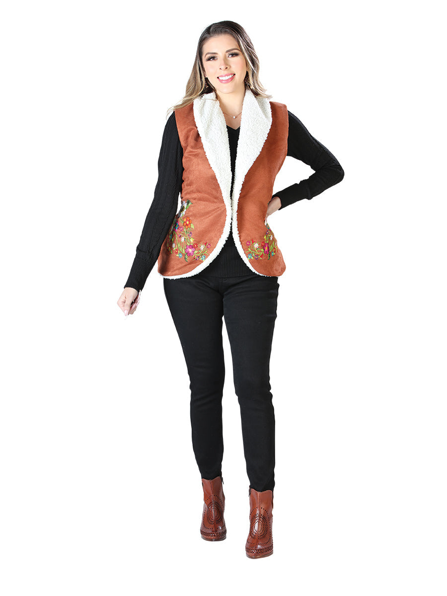 Artisanal Embroidered Vest 50% Cotton, 50% Polyester Shedron 603875