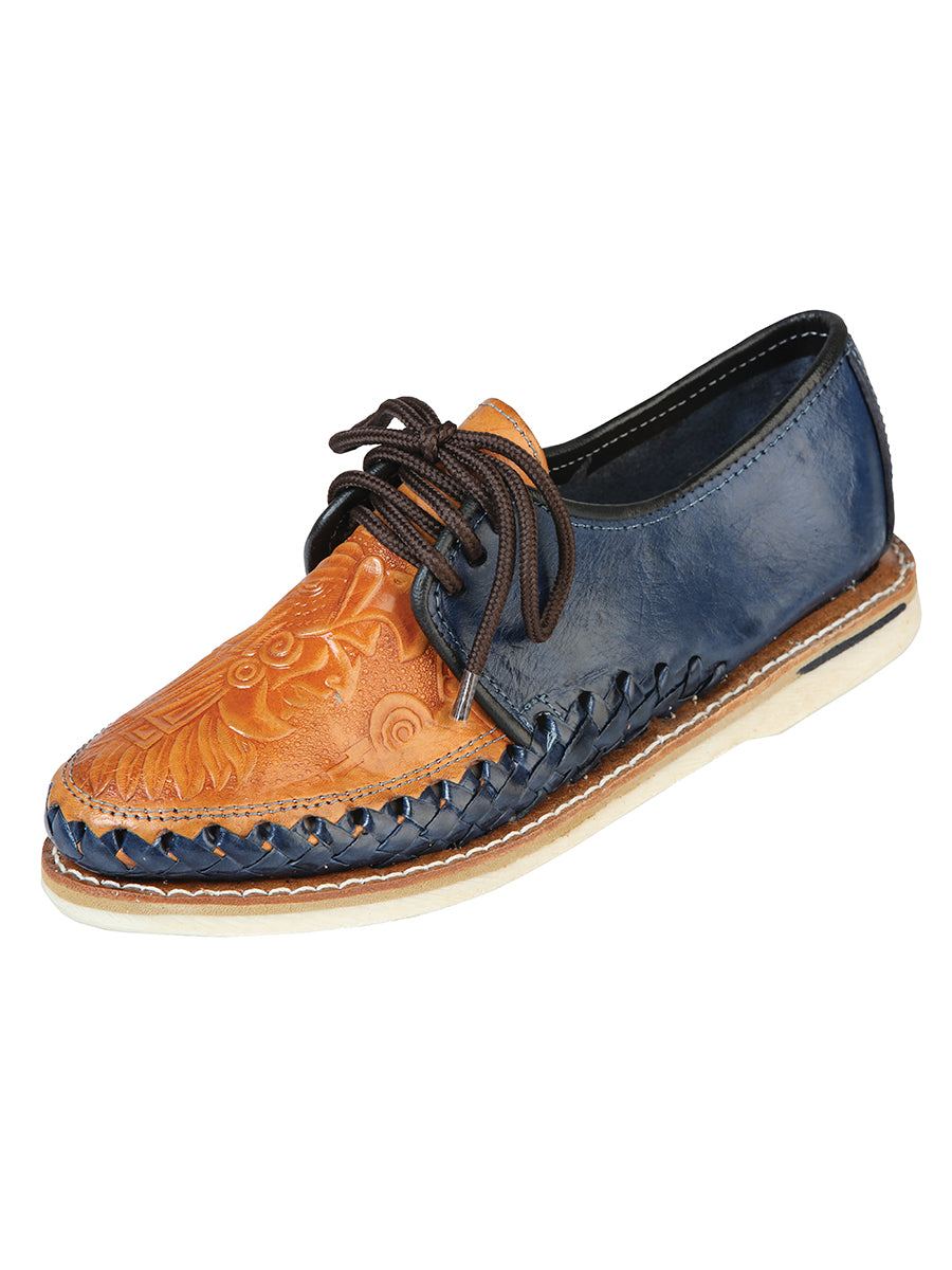 Mexican Artisanal Shoes Leather Cinammon 603917
