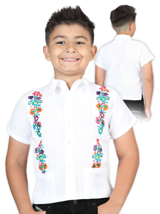 Mexican Artisanal Embroidered Shirt 100% Cotton White 603981