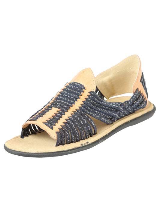 Mexican Artisanal Sandals Leather Tan 604015