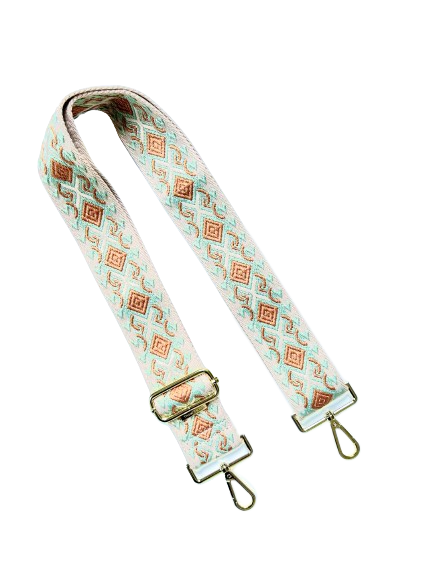 Aztec Diamond Guitar Purse Strap