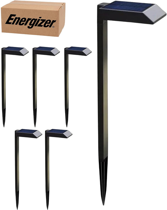 Energizer Solar LED Pathway Lights 30 Lumen Modern Down Light , 6-Pack