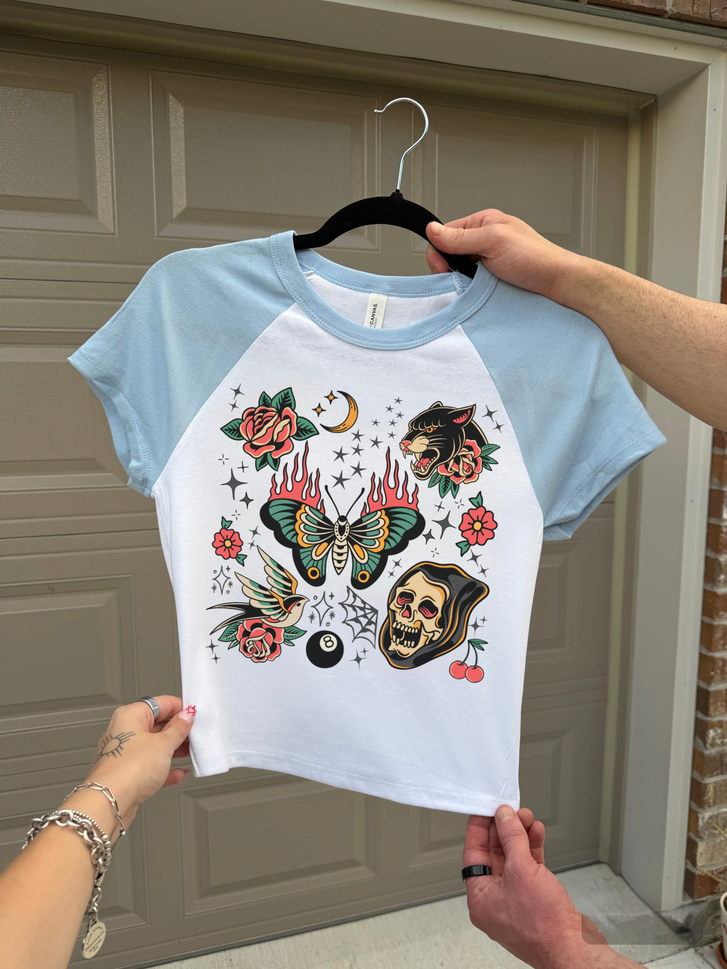 Trad Tattoo Baby Tee