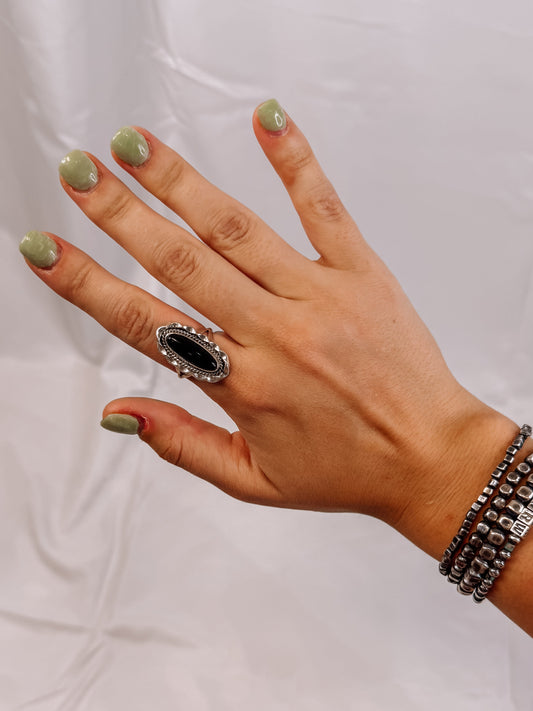 Waverly Black Onyx Ring