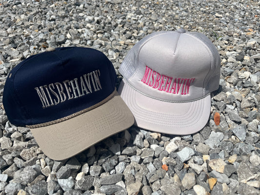 Misbehavin Embroidered Hat