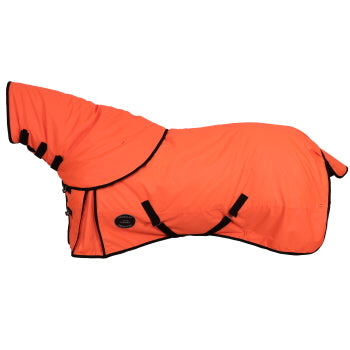Showman 600D Orange Waterproof and Breathable Turnout Blanket with Detachable Neck Product ID: S-324