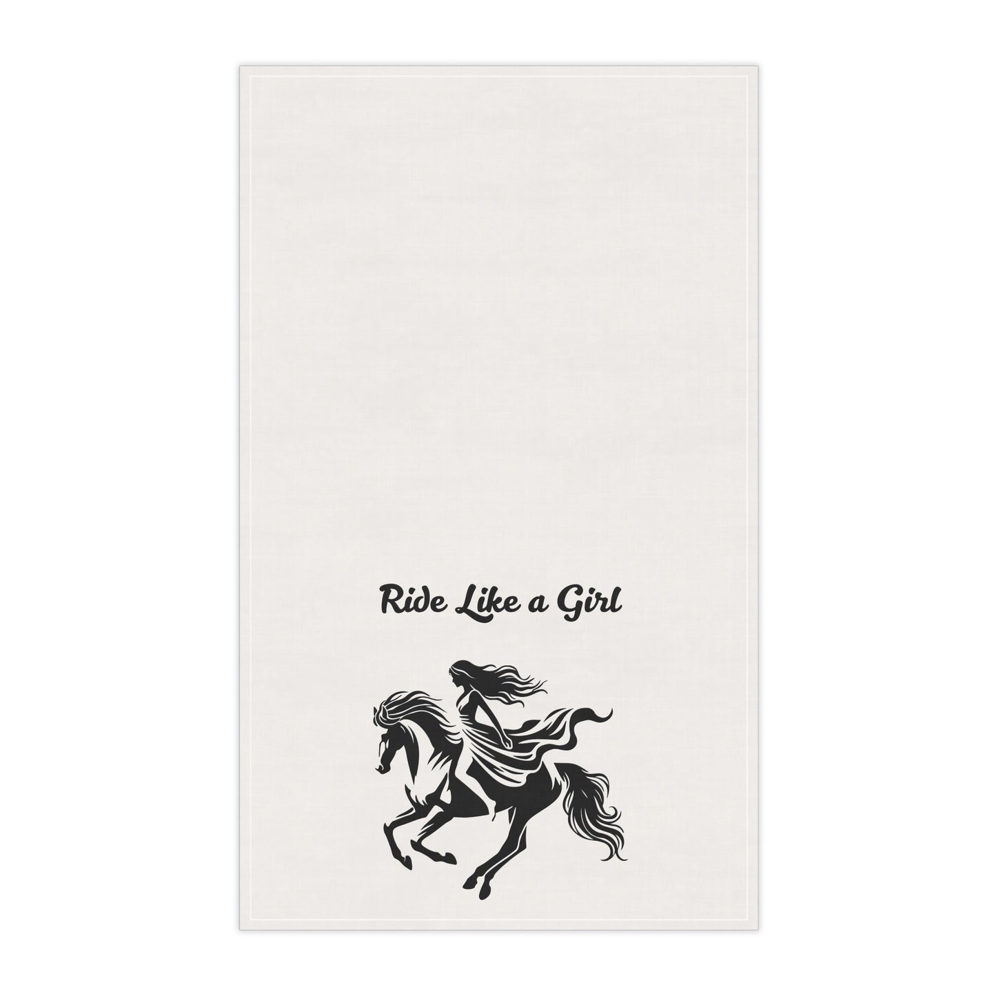 Equestrian Tea Towels - 'Ride Like a Girl' Kitchen Décor, Gifts for Horse Lovers, Farmhouse Style, Home Accessories, Cooking & Baking [...]
