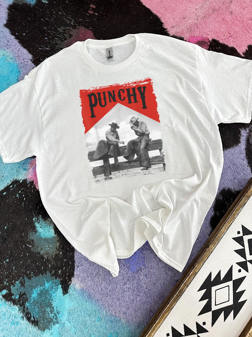 Punchy Cowboys Tee or Crewneck