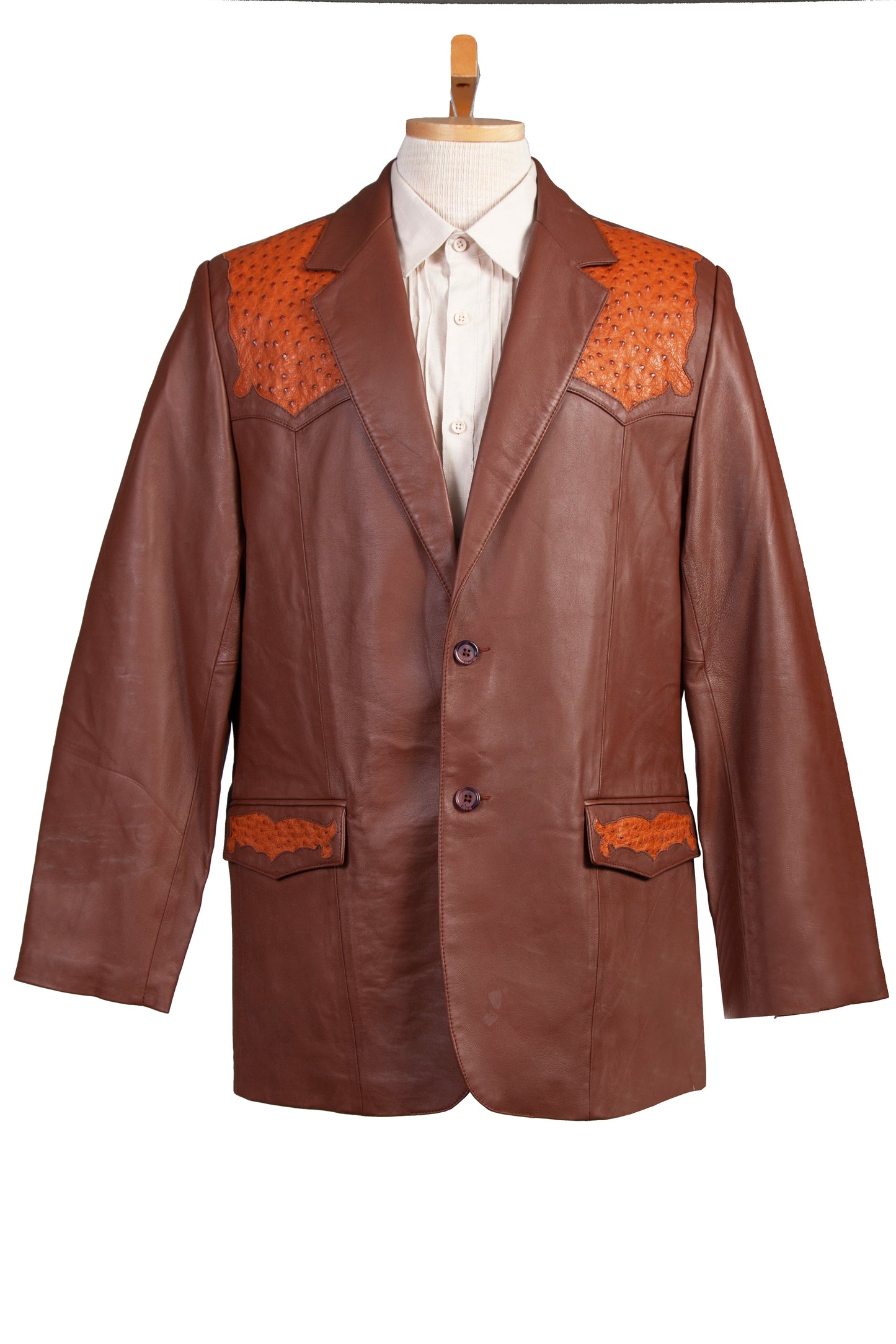 Ostrich Trimmed Blazer - 650